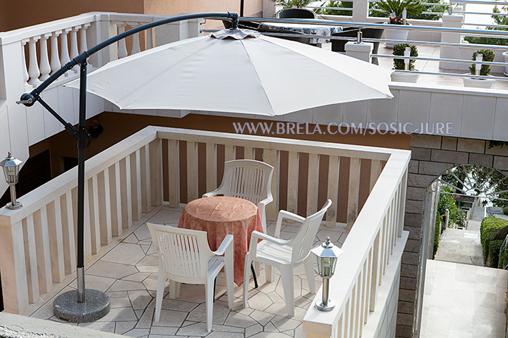 apartments Šošić, Brela - terrace