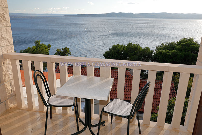 balcony with sea view