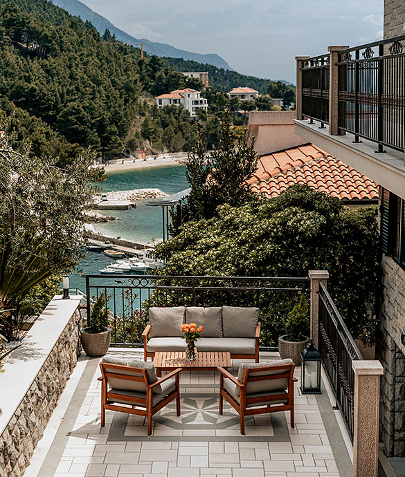 Villa Amore apartments, Brela - terrace