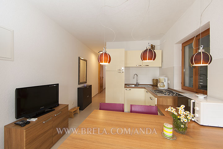 Küche, Appartement Anda, Brela Soline, Kroatien
