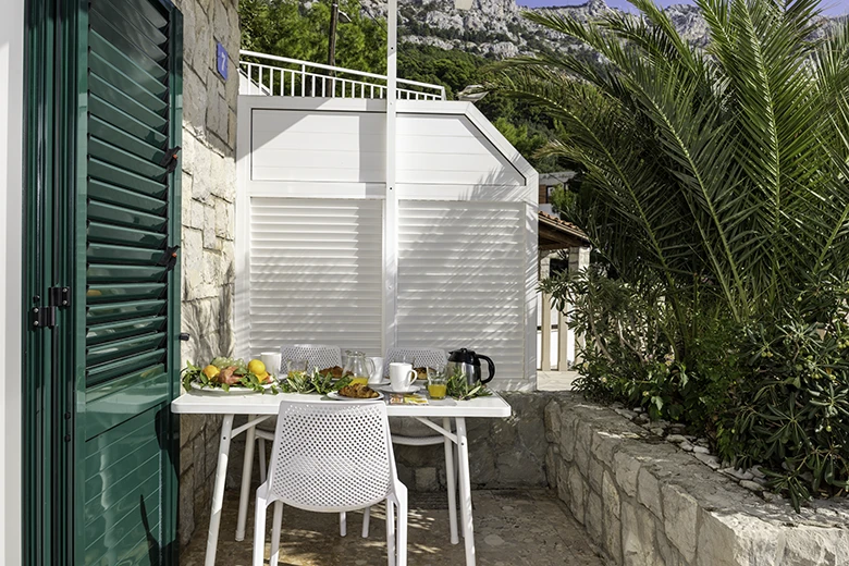 Apartments Annabell, Brela - veranda with sea view