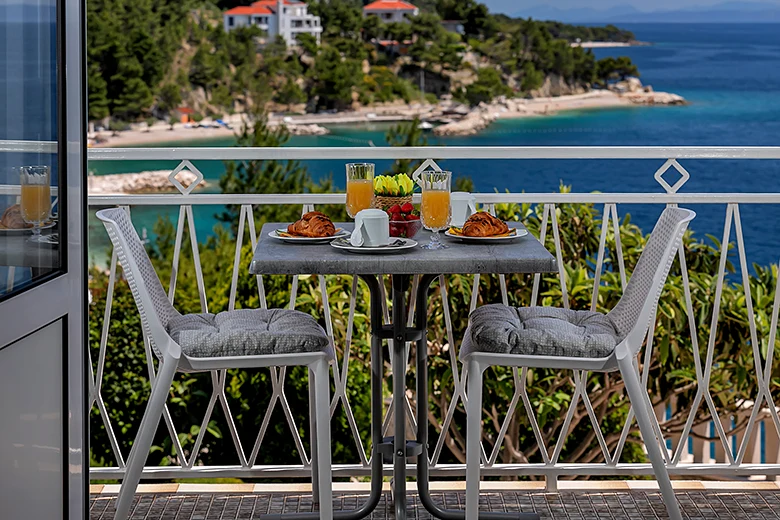 Apartments Annabell, Brela - balcony with sea view