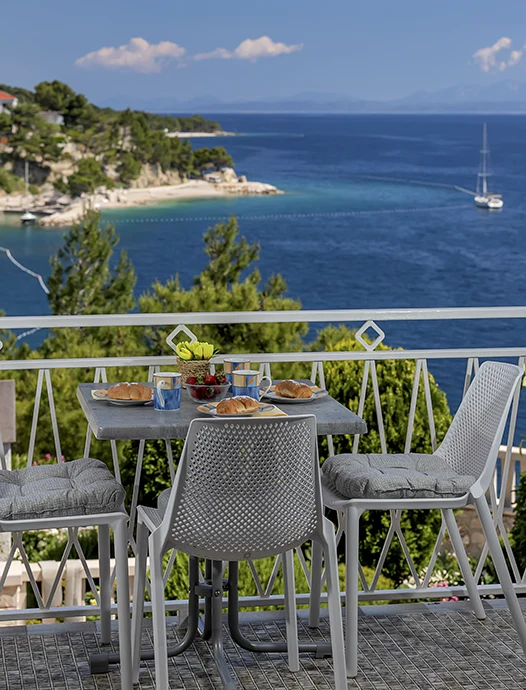 Apartments Annabell, Brela - balcony with sea view