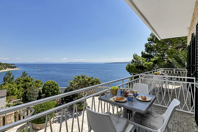 Apartments Annabell, Brela - balcony with sea view