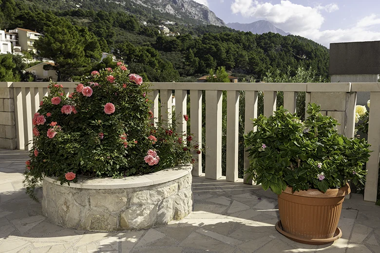 Haus Annabell, Brela - terrace with sea view