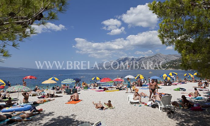 Punta Rata - Brela - most famous beach in Dalmatia