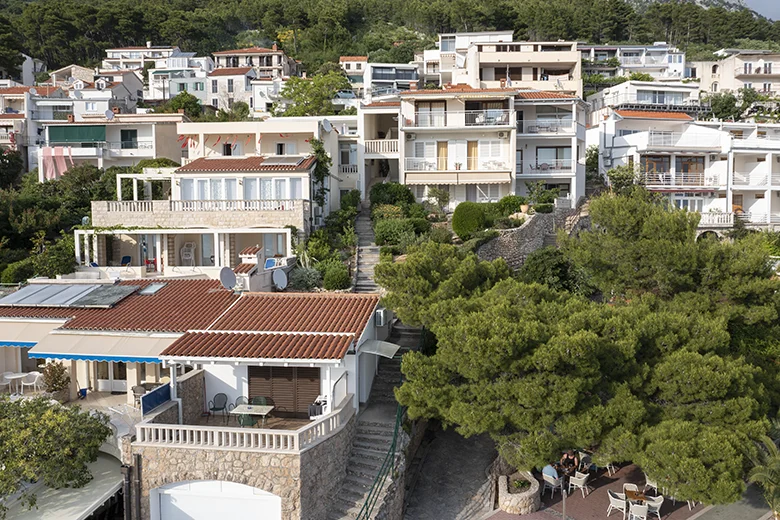 Apartments Pavica, aerial view