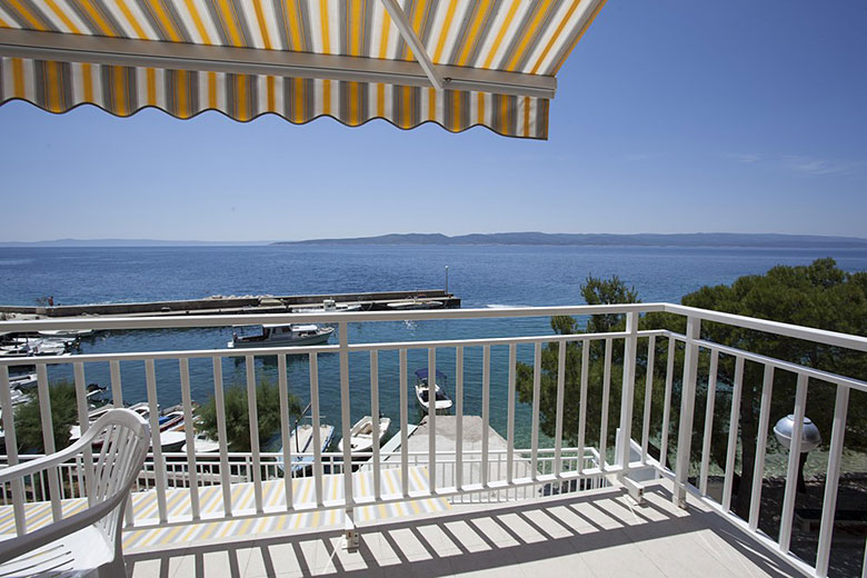 Apartments StoMarica, Brela - balcony with sea view