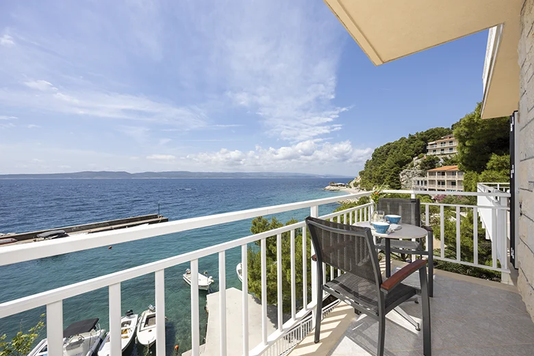 Apartments StoMarica, Brela - balcony with sea view