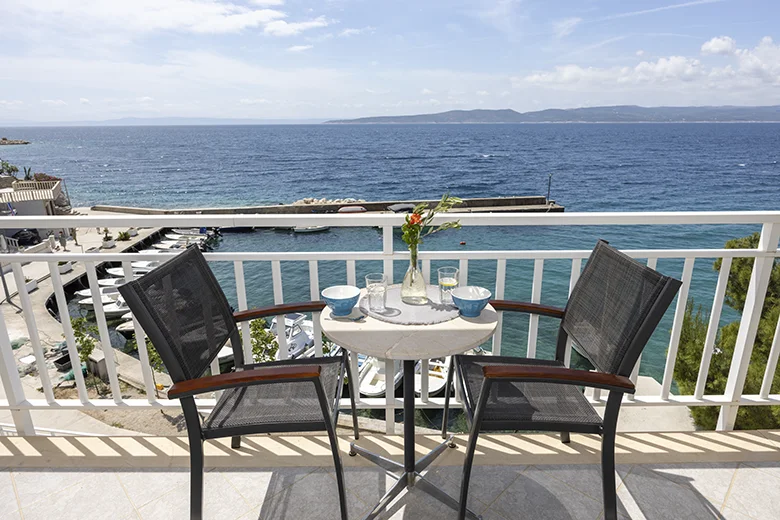 Apartments StoMarica, Brela - balcony with sea view