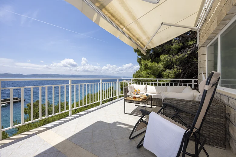 Apartments StoMarica, Brela - veranda with sea view