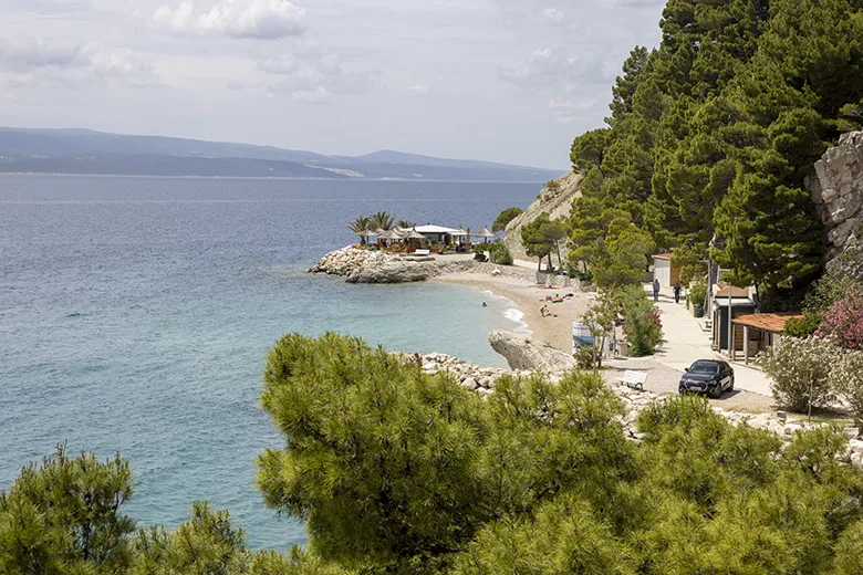 Apartments StoMarica, Brela - veranda with sea view