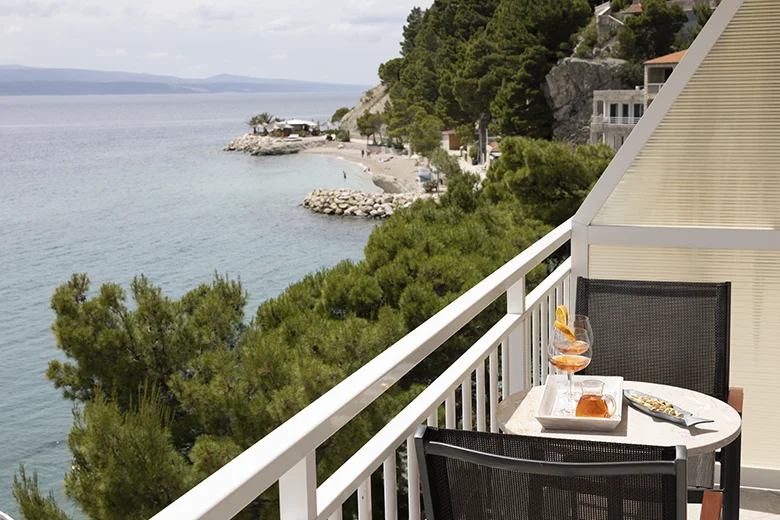 Apartments StoMarica, Brela - balcony with sea view