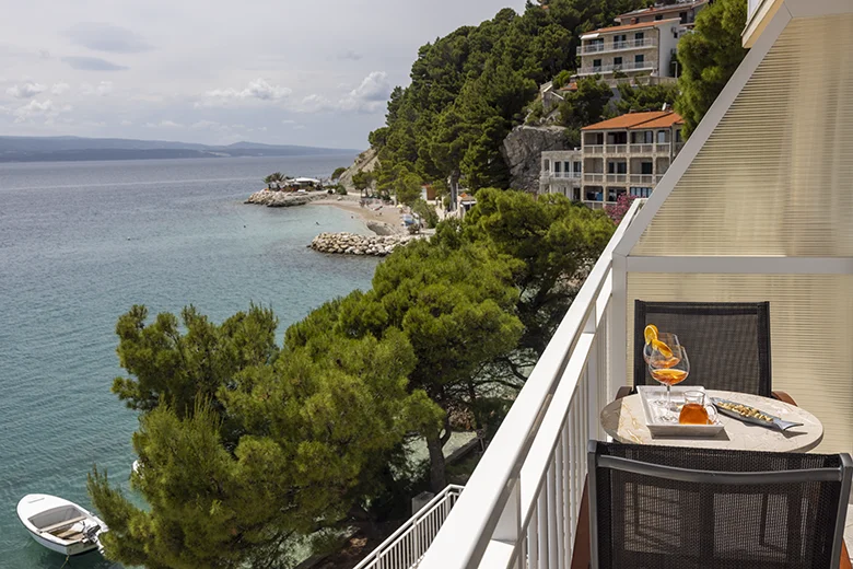 Apartments StoMarica, Brela - balcony with sea view