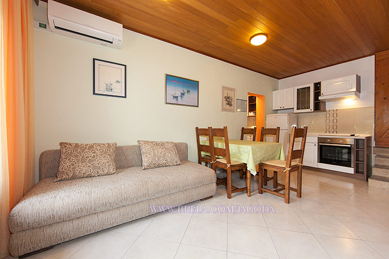 apartments Jagoda, Brela - living room