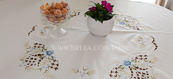 tablecloth with decoration
