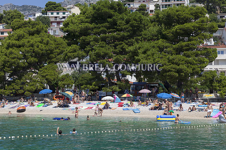 Brela Soline, Croatia - central beach
