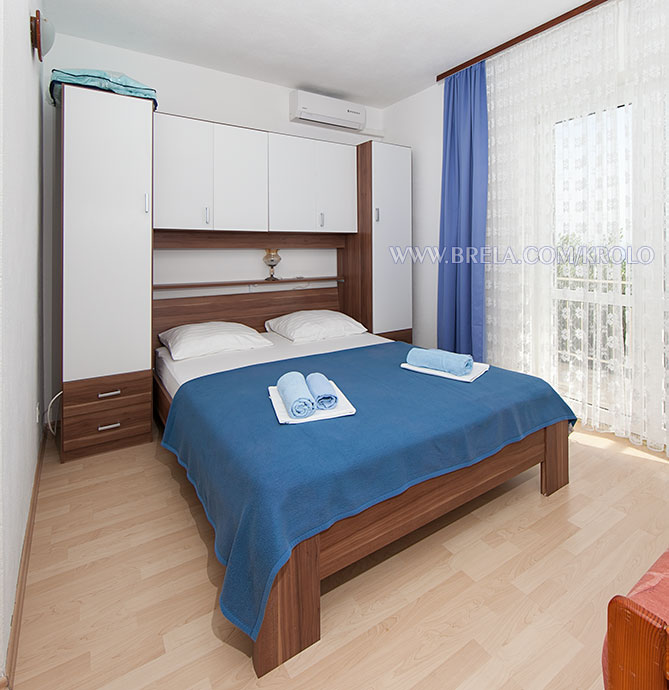 apartments Krolo, Brela - bedroom