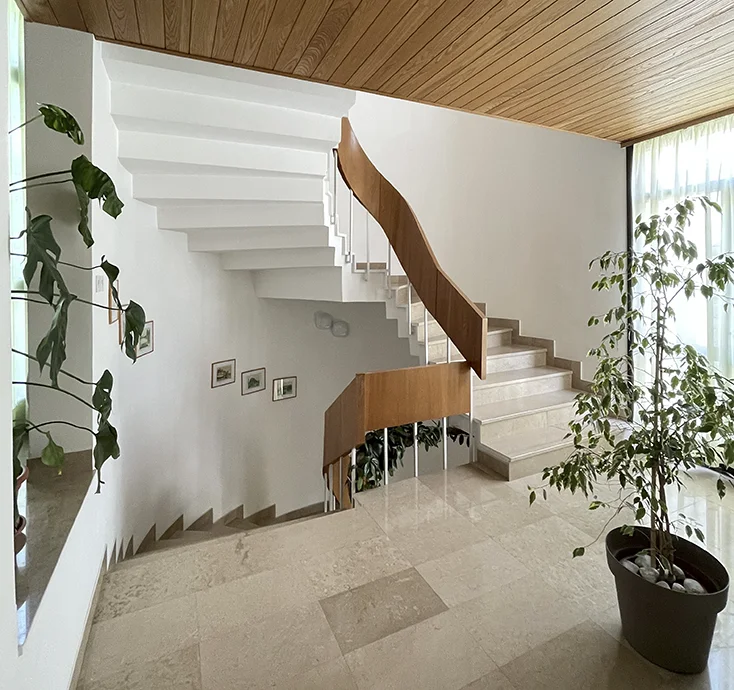 Villa Mediteran, Brela, detail - interior stairs