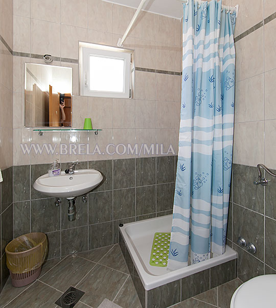 kupatilo s umivaonikom i tušem - bathroom with bathroom sink and shower