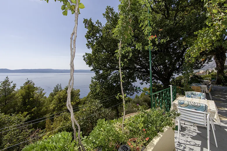 Apartments Mila, Brela - terrace, sea view