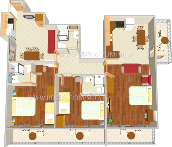 Wohnung Plan - apartment's plan