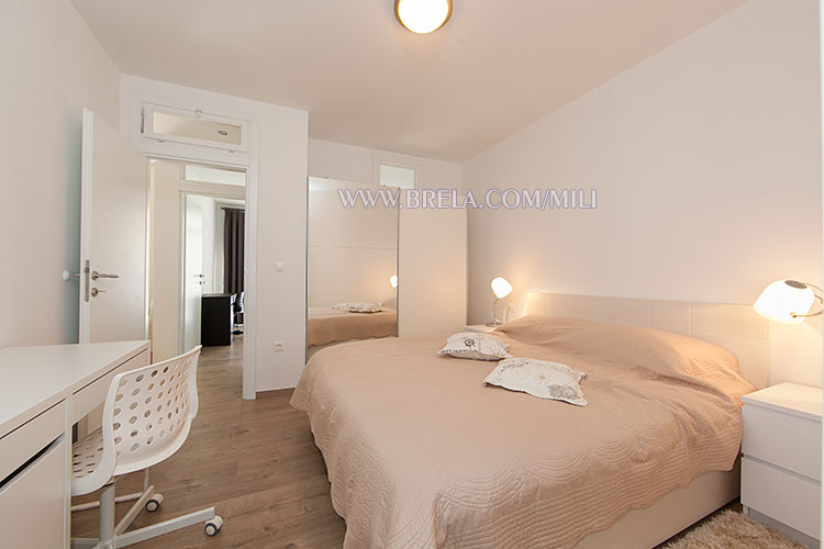 apartments Mili, Brela - first bedroom