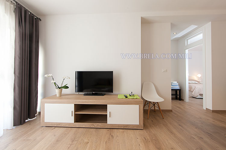 apartments Mili, Brela - living room