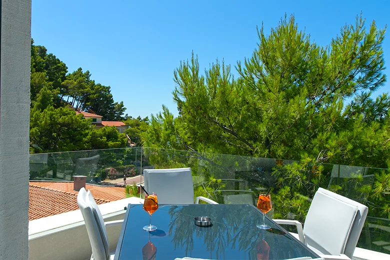 Apartments Morska Villa, Brela - terrace with seaview