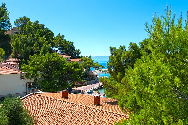 Apartments Morska Villa, Brela - terrace with seaview