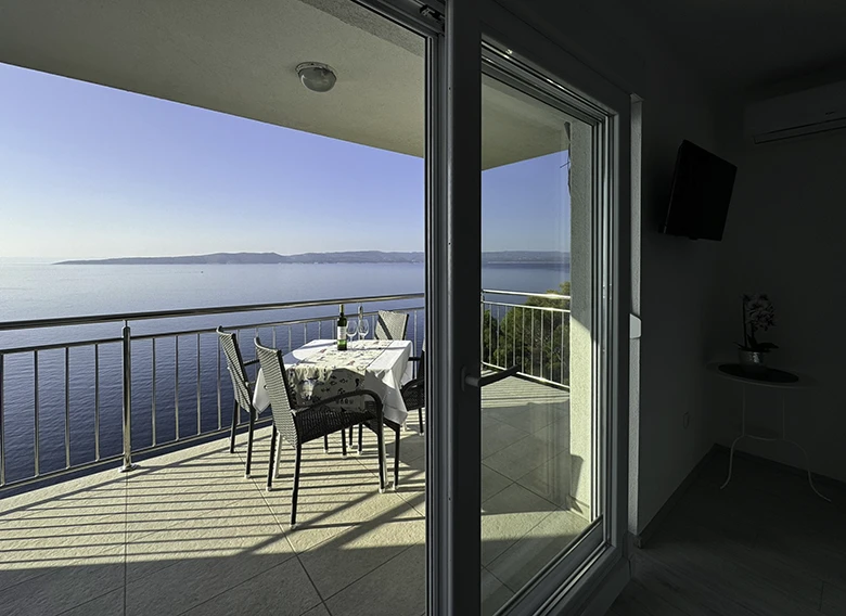 Apartments Orada, Brela - balcony with sea view