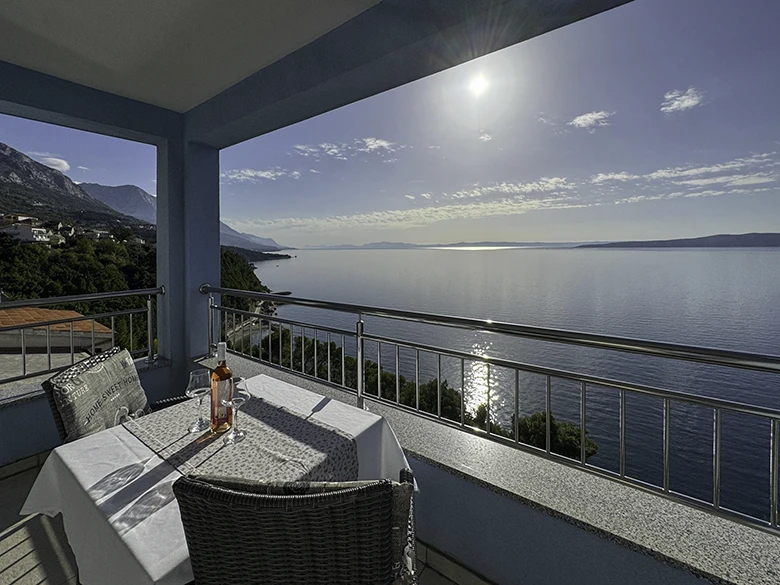 Apartments Orada, Brela - balcony with sea view