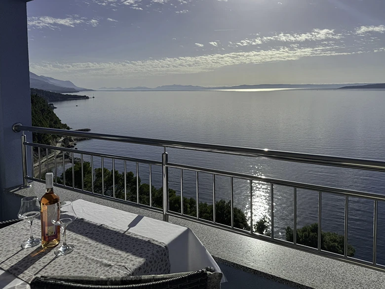 Apartments Orada, Brela - balcony with sea view