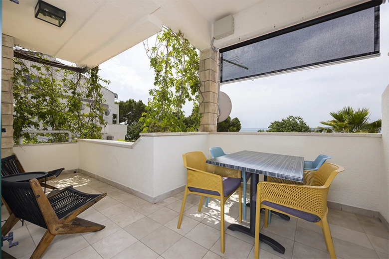 Apartments Palma, Brela - balcony with seaview