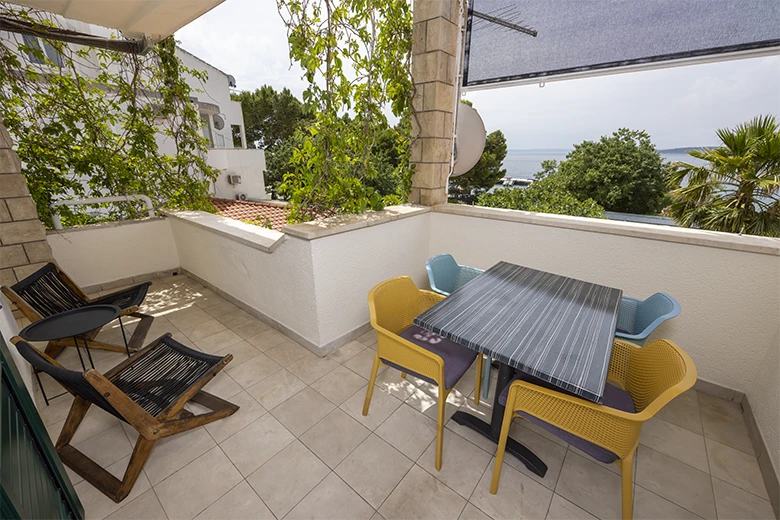 Apartments Palma, Brela - balcony with seaview