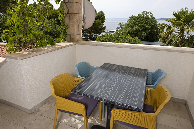 Apartments Palma, Brela - balcony with seaview