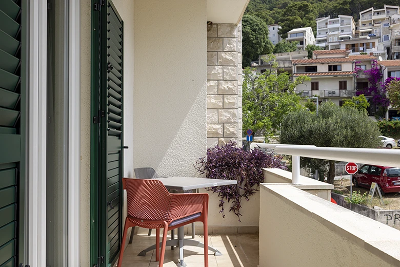 Apartments Palma, Brela - balcony with seaview