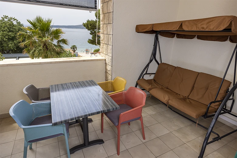 Apartments Palma, Brela - balcony with seaview