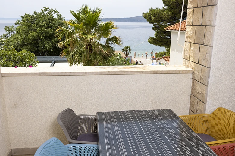 Apartments Palma, Brela - balcony with seaview