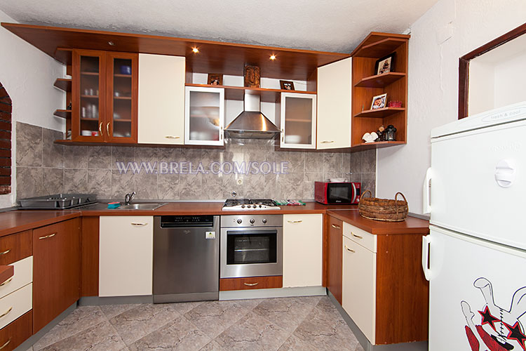 apartments Šole, Brela - large, full equipped kitchen