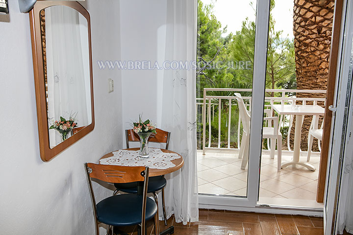dining room, balcony, sea view
