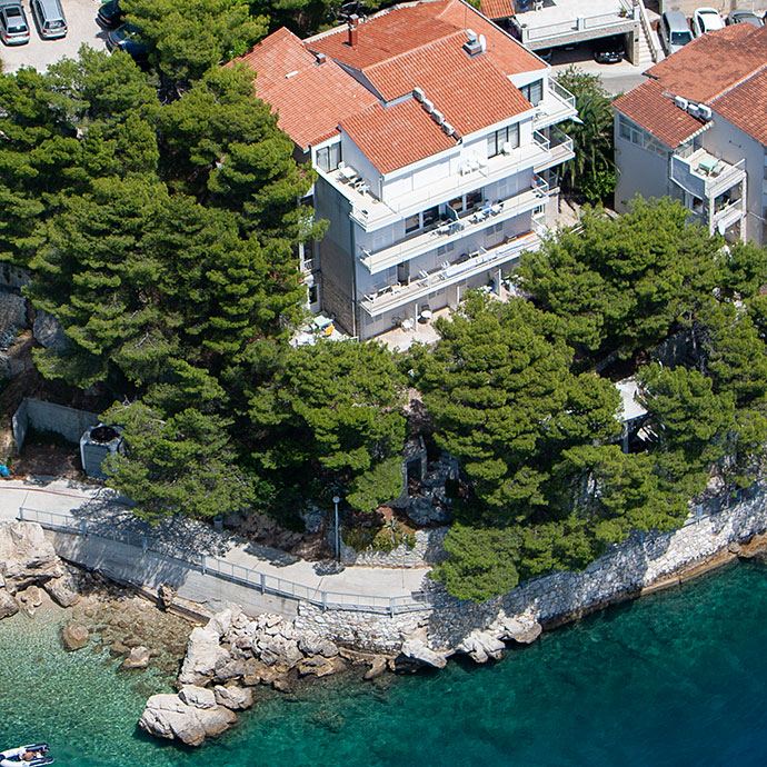 Apartments Villa Sunset, Brela - house, aerial view