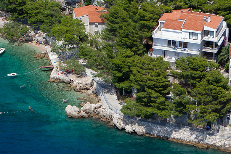 Apartments Villa Sunset, Brela - house, aerial view