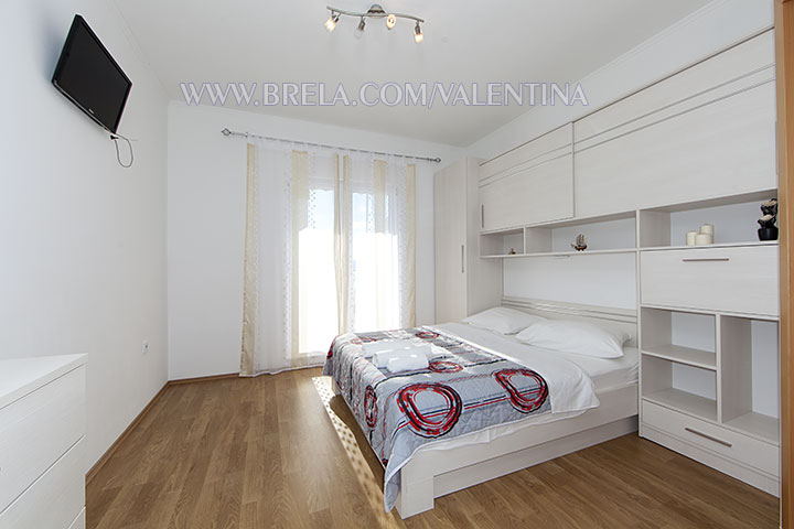 apartments Valentina, Brela Šćit - bedroom