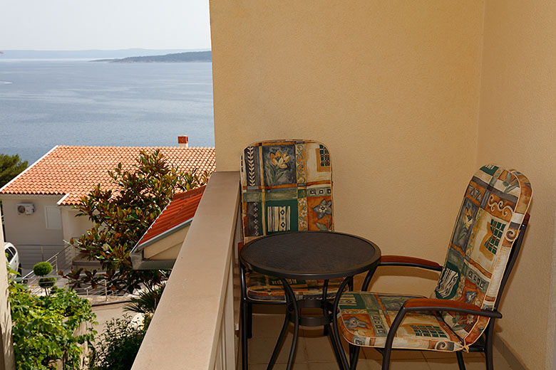 Vila Antonio, Brela - balcony with sea view