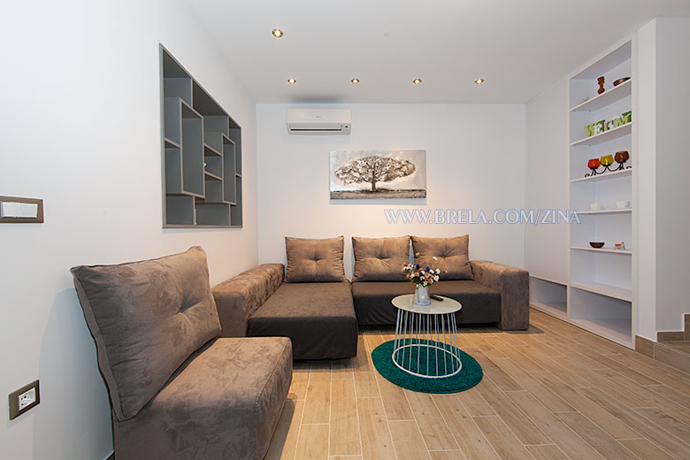 apartments Zina, Brela - living room